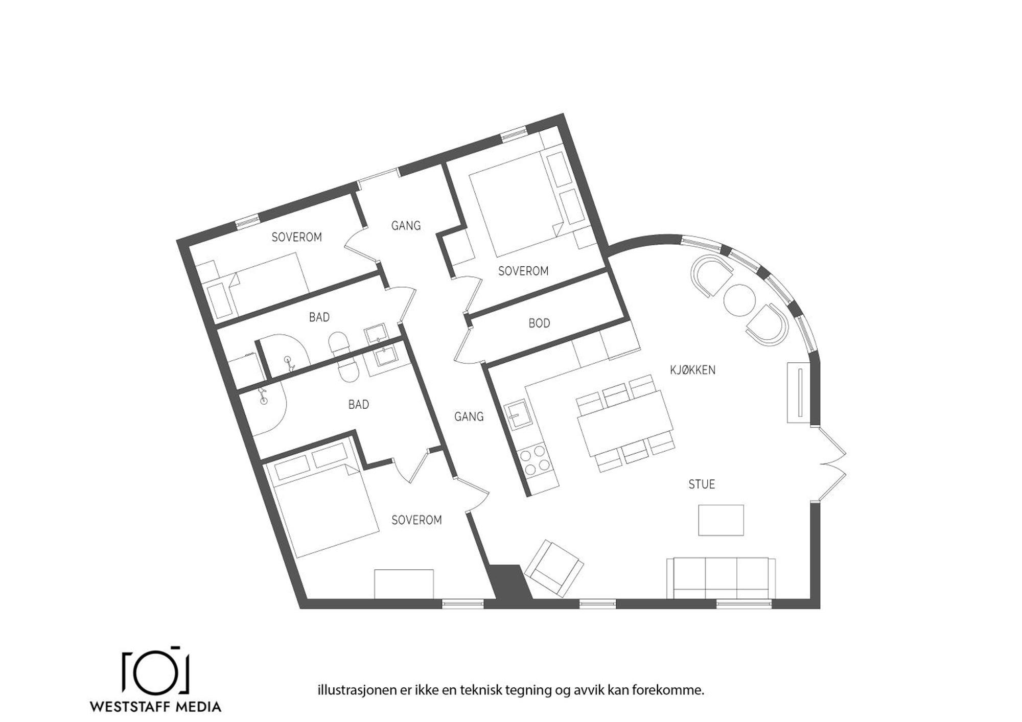 Stay L Urban - Spacious Apartment With Private Terrace Bergen Bagian luar foto